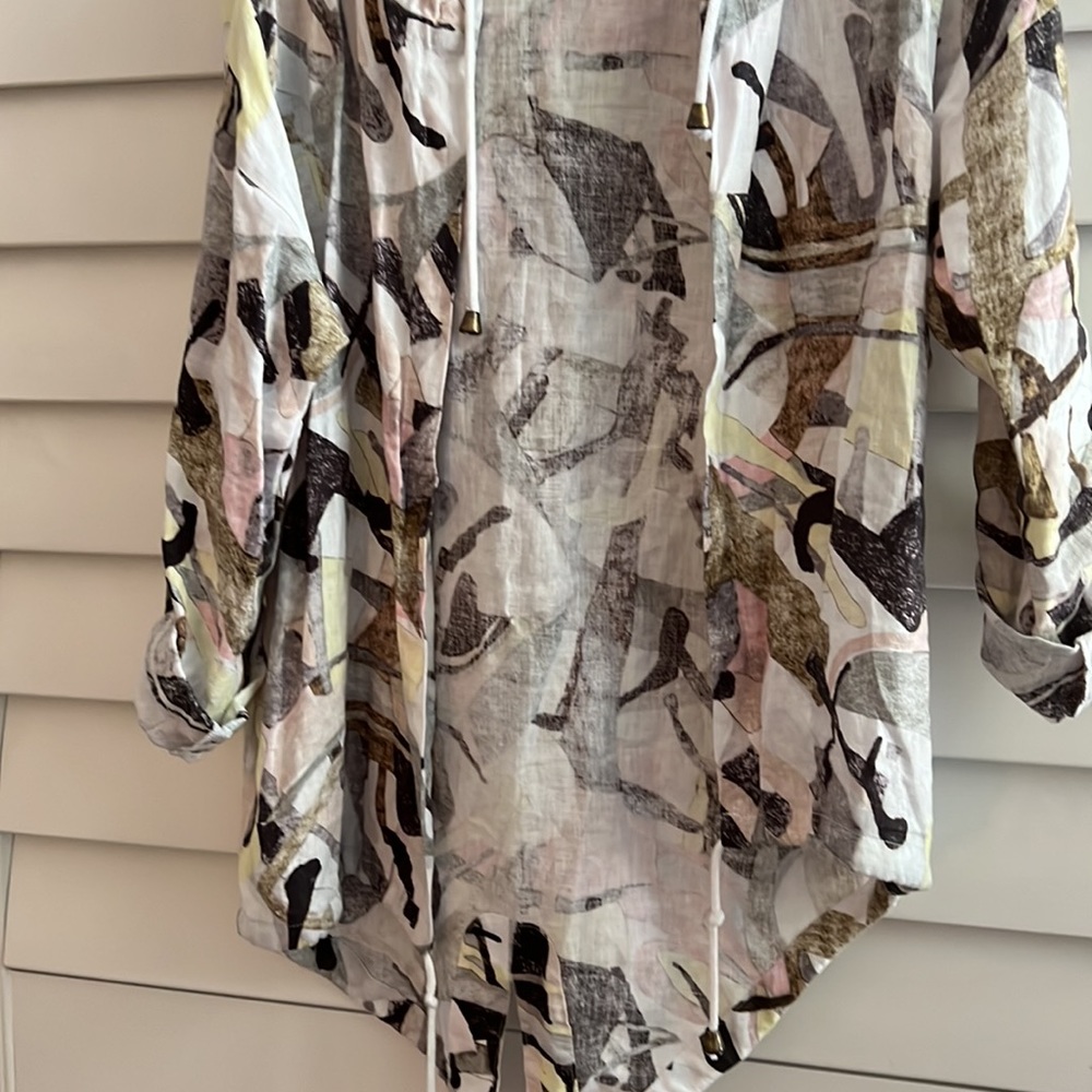 Linen Jacket. Multi Color . Size Xs - image 2